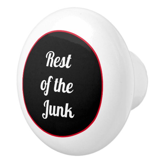 Junk Drawer Erholung der Junk Keramikknauf (Rechts)