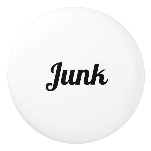 Junk Drawer Keramikknauf (Vorderseite)