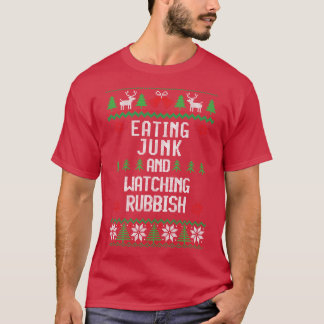 Junk essen und Müll beobachten 2 T-Shirt