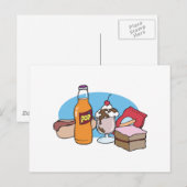 Junk Food Galore Postkarte (Vorne/Hinten)