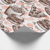 Junk Food Geschenkpapier (Ecke)