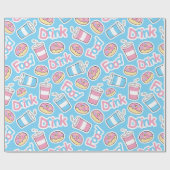 Junk Food Geschenkpapier (Flach)