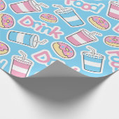 Junk Food Geschenkpapier (Ecke)