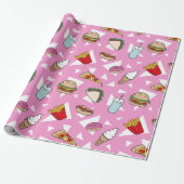 Junk Food Geschenkpapier (Ungerollt)