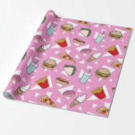 Junk Food Geschenkpapier