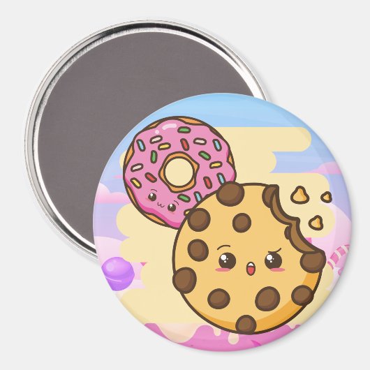 Junk Food Magnet (Vorderseite/Rückseite)