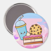 Junk Food Magnet (Vorderseite/Rückseite)