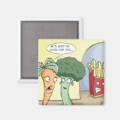 Junk Food Magnet (Vorderseite/Rückseite)