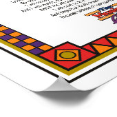 Junk Food Staat of Mind Poster (Ecke)