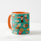 Junk Food Tasse (Vorderseite Links)
