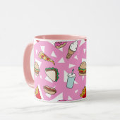 Junk Food Tasse (Vorderseite Links)