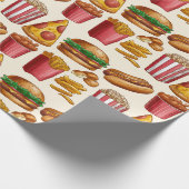 Junk Food Wrapping Paper Geschenkpapier (Ecke)