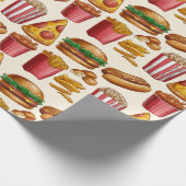 Junk Food Wrapping Paper Geschenkpapier (Ecke)