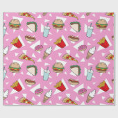 Junk Food Wrapping Paper Geschenkpapier (Flach)