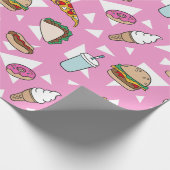 Junk Food Wrapping Paper Geschenkpapier (Ecke)