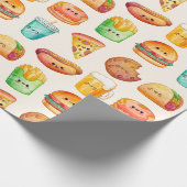 Junk Food Wrapping Paper Geschenkpapier (Ecke)