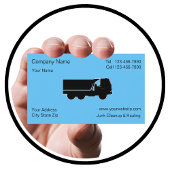 Junk Hauling Cleanup Business Cards Visitenkarte