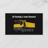 Junk Hauling & Remoting Service-Visitenkarten Visitenkarte (Vorderseite)