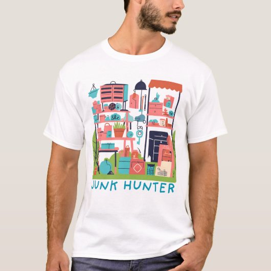 Junk Hunter Rummage Sale Shirt Garage Sale (Vorderseite)
