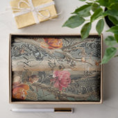 Junk Journal Birds and Eggs Seidenpapier (Geschenk)