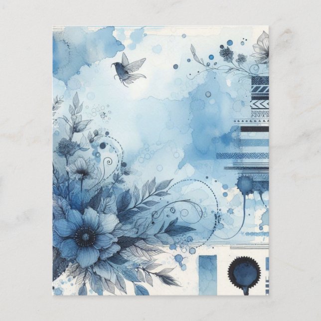 Junk Journal ephemere Vintages Scrapbook-Papier (Vorderseite)