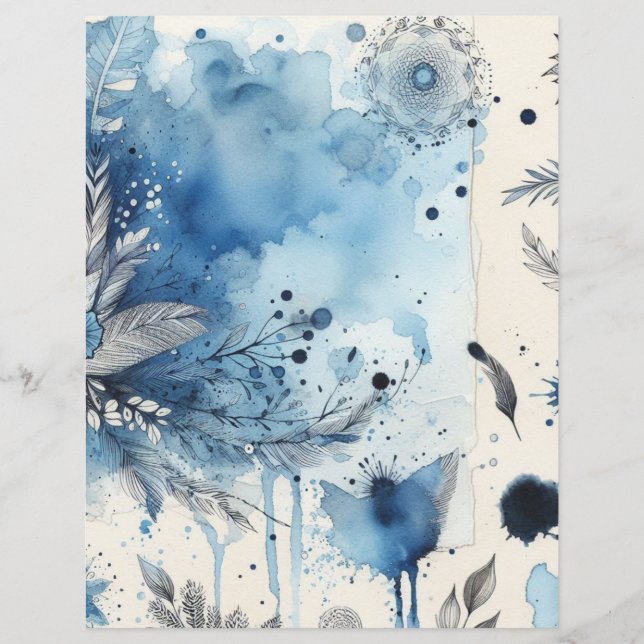 Junk Journal ephemere Vintages Scrapbook-Papier (Vorderseite)