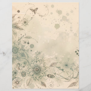 Junk Journal ephemere Vintages Scrapbook-Papier