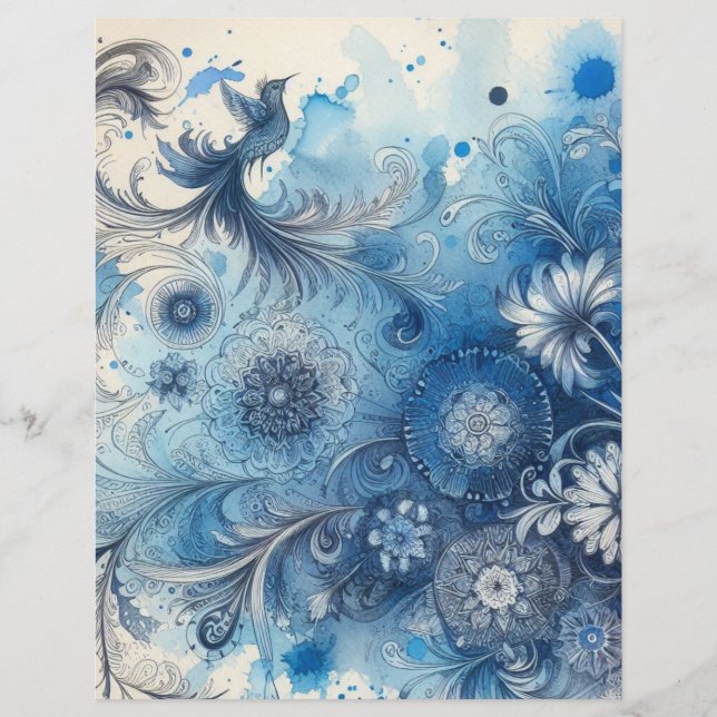 Junk Journal ephemere Vintages Scrapbook-Papier (Vorderseite)