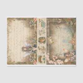 Junk Journal Fairy Collage Seidenpapier