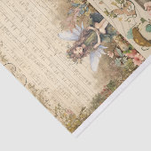 Junk Journal Fairy Collage Seidenpapier (Ausschnitt)