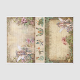 Junk Journal Fairy Collage Seidenpapier