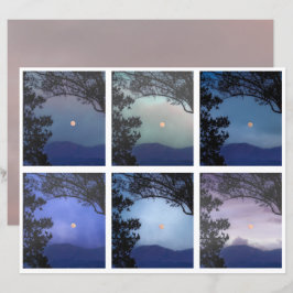 Junk Journal Fee Skies Moon Trees Fantasy 13-18