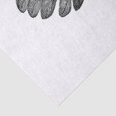 Junk Journal Flügel Elemente Blatt Seidenpapier (Detail)