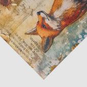 Junk Journal Fox Seidenpapier (Ausschnitt)