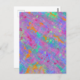 Junk Journal-Liebe Postkarte