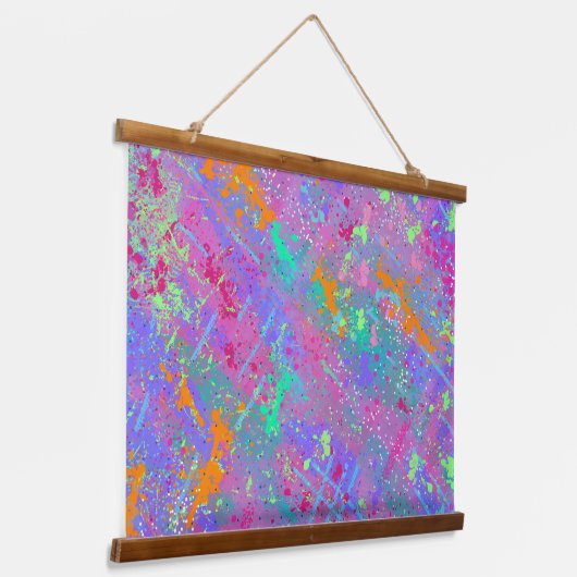 Junk Journal-Liebe Wandteppich Mit Holzrahmen (Gewinkelt)