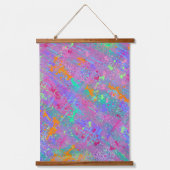 Junk Journal-Liebe Wandteppich Mit Holzrahmen (Vorderseite 2)