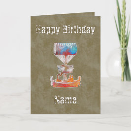 Junk Journal Liebhaber Alles Gute zum Geburtstag Karte