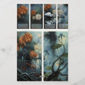 Junk Journal Nature Collection Briefpapier (Rückseite)