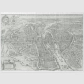 Junk Journal Paris Map Hintergrund Seidenpapier (Vorderseite)