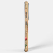 Junk Journal Seite mit Blumen + Vögel -  Samsung Galaxy Hülle (Rechte Seite)