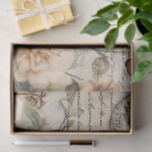 Junk Journal-Vintage Rose Seidenpapier (Geschenk)