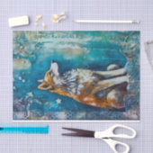 Junk Journal Wolf Seidenpapier (Handwerk)