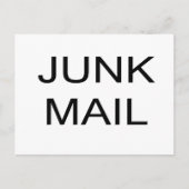 JUNK MAIL Postcard Postkarte (Vorderseite)