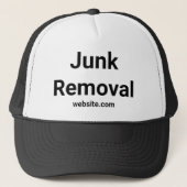 Junk Remok Business Job Title Website für Ihren Te Truckerkappe (Vorderseite)