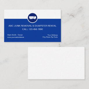 Junk Remoting Business Cards Visitenkarte