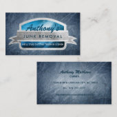 Junk Remoting Slogans Visitenkarten Visitenkarte (Vorne/Hinten)