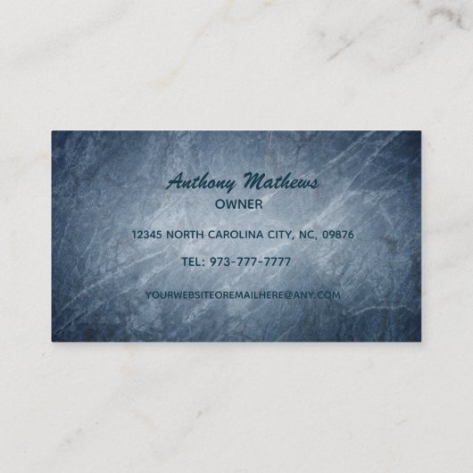 Junk Remoting Slogans Visitenkarten Visitenkarte (Rückseite)