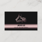 Junk Removal Bronze Visitenkarte (Vorderseite)