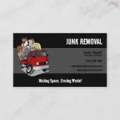 Junk Removal Company Visitenkarte (Vorderseite)
